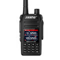 Black waterproof aviation interphone communication system with dustproof rating and complete accessory kit