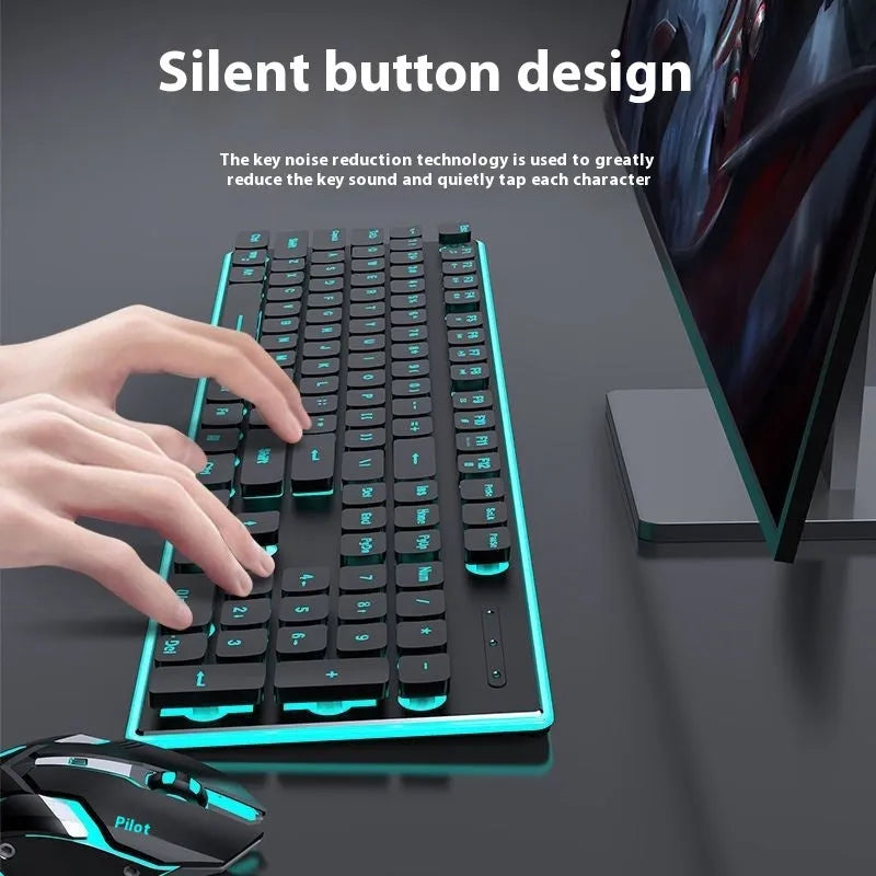 Wireless Bluetooth keyboard with backlit keys in Cherry Blossom Pink colour option