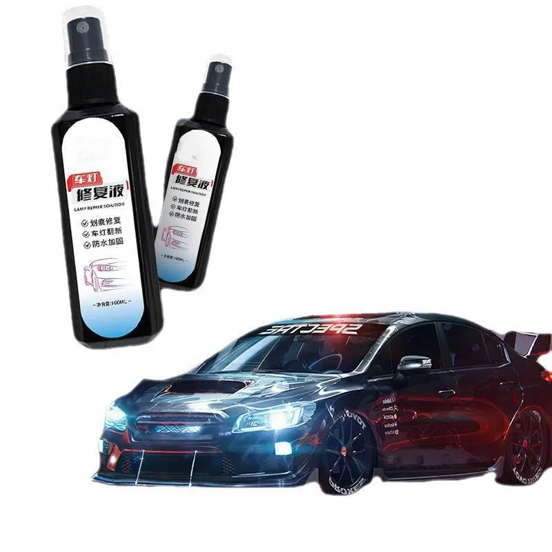 100 ml bottle of car headlight renovation repairing liquid for plastic lens restoration