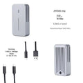 Aluminium alloy external NVME SSD enclosure with 10Gbps USB speed