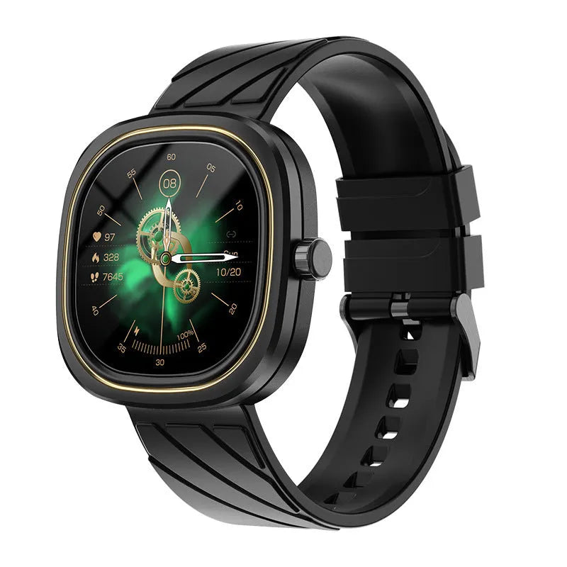 Fashion Bluetooth smart bracelet sports watch with 1.32-inch TFT touch screen on silicone wristband