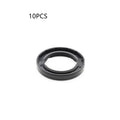 Motorcycle engine oil seal kit with 10 rubber seals in multiple sizes for Suzuki AG100