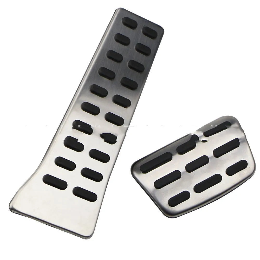 Stainless steel car accelerator pedal set for Hyundai vehicles with automatic or manual gear configuration