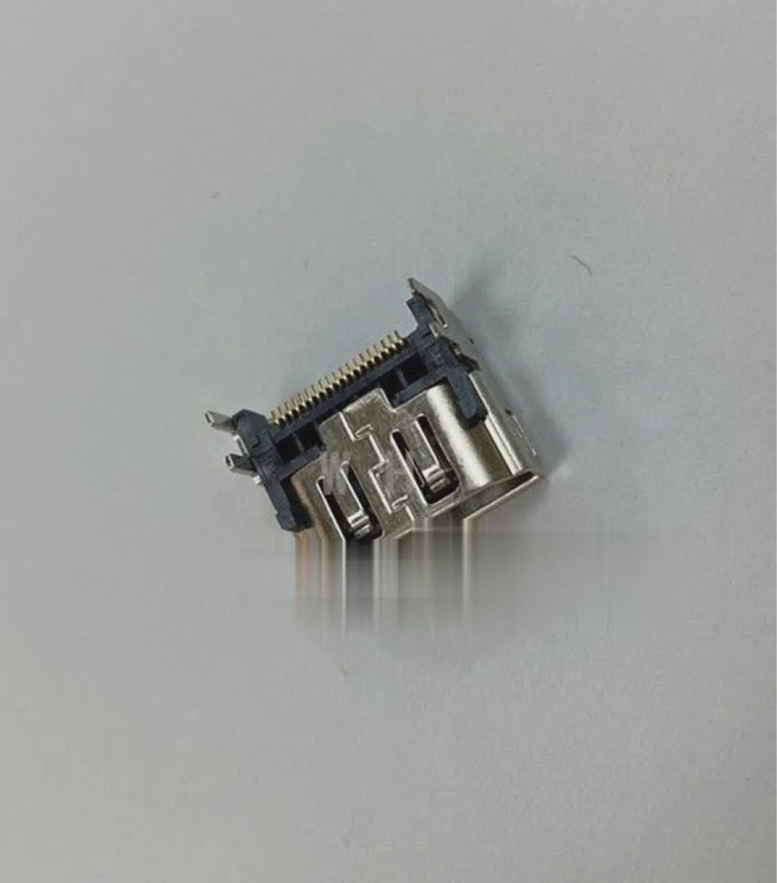 Silver HDMI interface host socket connector for gaming console port replacement