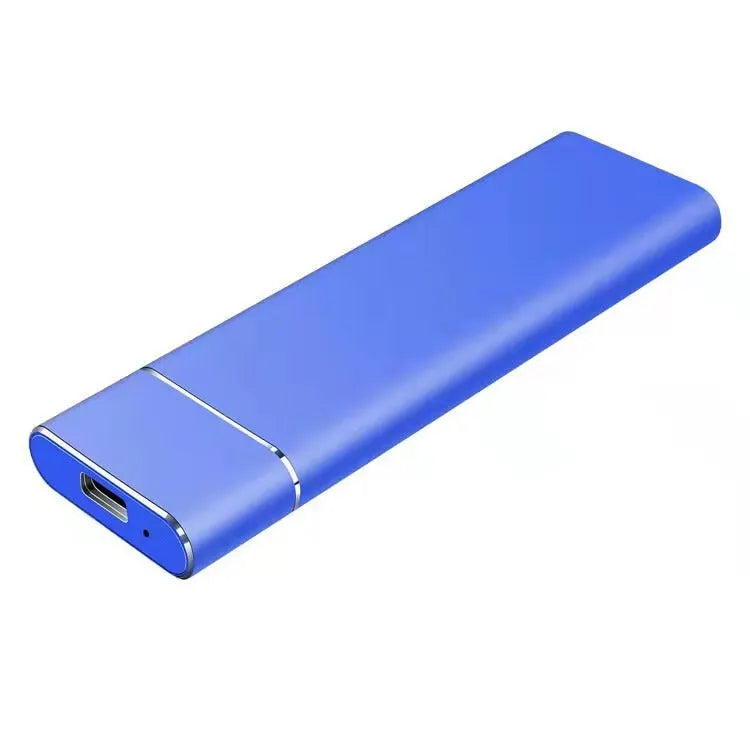 Ultra-thin 6TB mobile hard disk with metal shell in black, blue, orange, red, or silver colour options