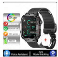 QX11 Smart Bluetooth Watch with zinc alloy case and TFT screen on a black silicone strap.