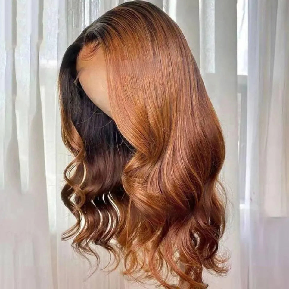 Real human hair lace front wig in Ruili style on a mannequin head, showing lace cap detail.
