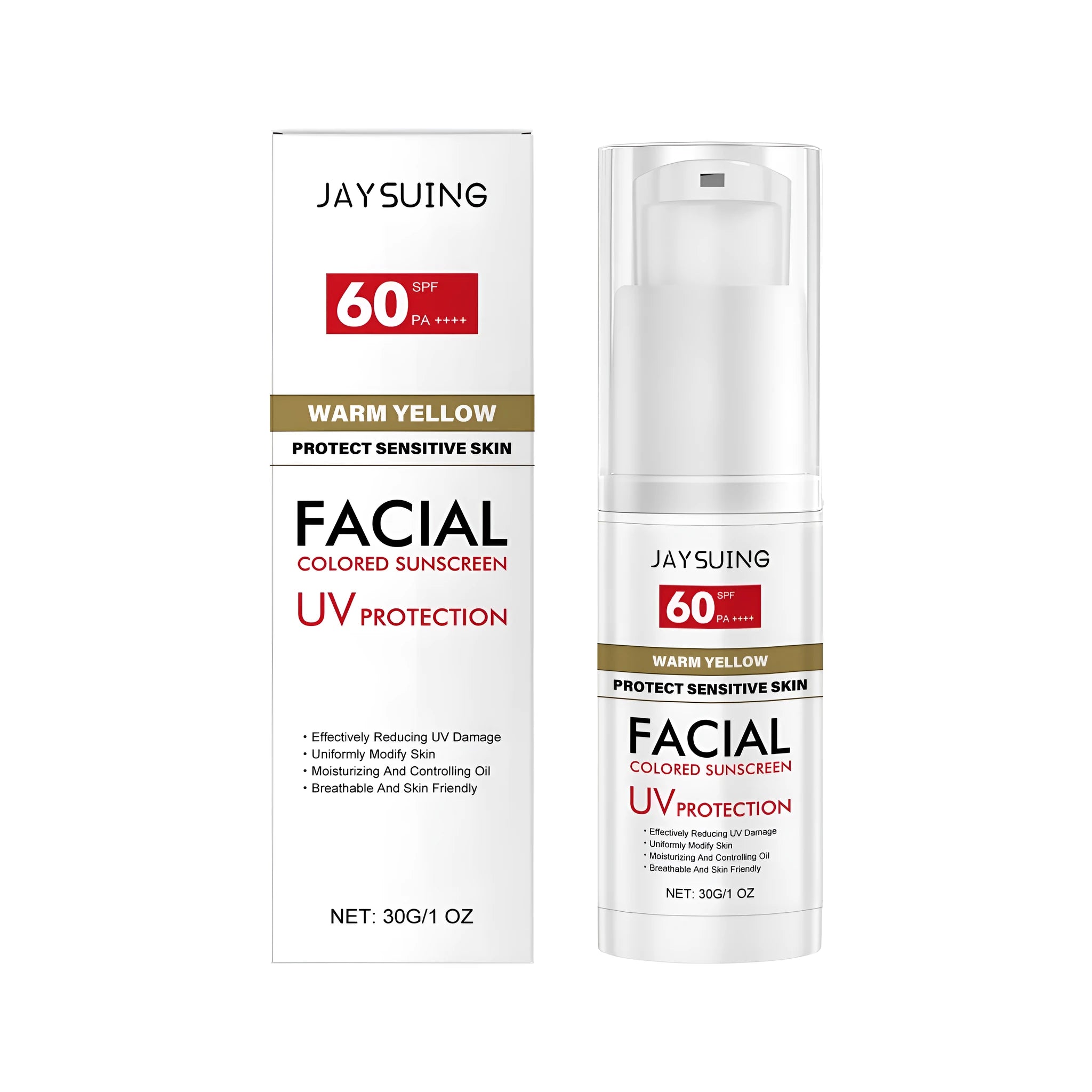 30g tube of lightweight sunscreen with hyaluronic acid and Centella asiatica extract.