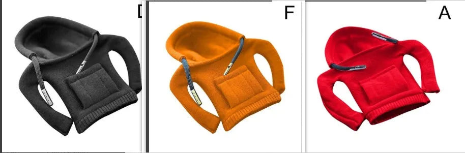 Cloth car gear shift knob cover in various colours showing 13cm by 8cm dimensions