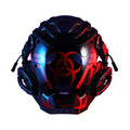 Black bioweapon tech mask full face helmet prop for cyberpunk costume parties