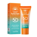 50g double tube multi-effect sunscreen and makeup primer in white packaging