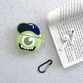 Silicone AirPods case with cartoon animal design in multiple colour options