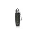 Rolling door remote control unit shown in black, with dimensions 6.7cm long.
