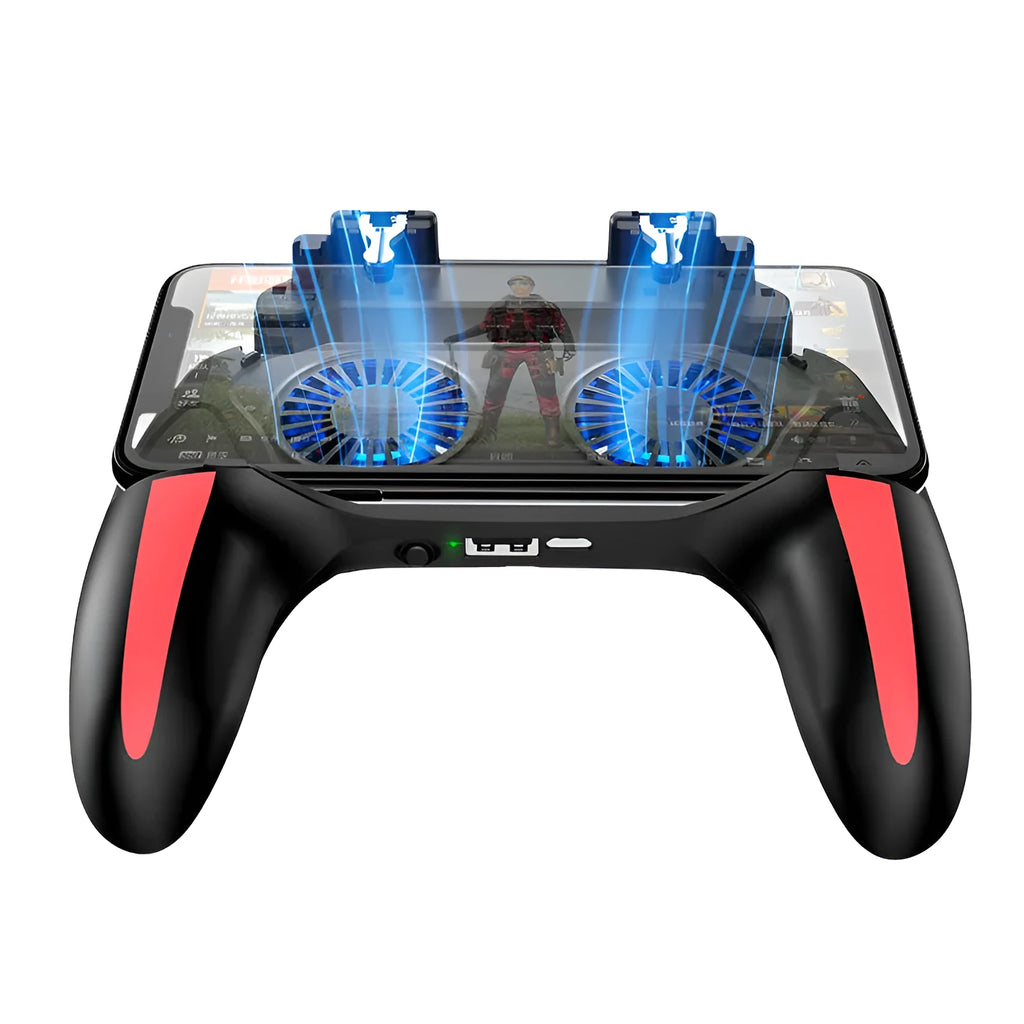 H10 mobile phone cooling fan accessory with touch screen control for 4.7 to 6.5 inch smartphones.