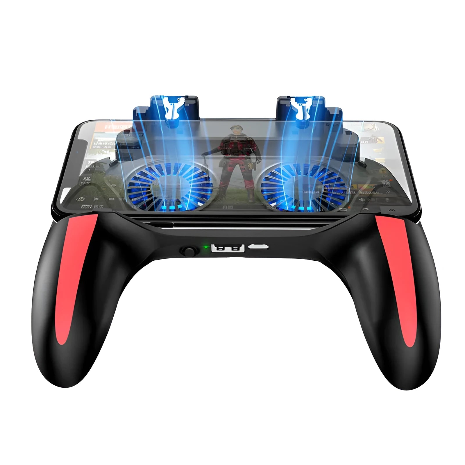 H10 mobile phone cooling fan accessory with touch screen control for 4.7 to 6.5 inch smartphones.