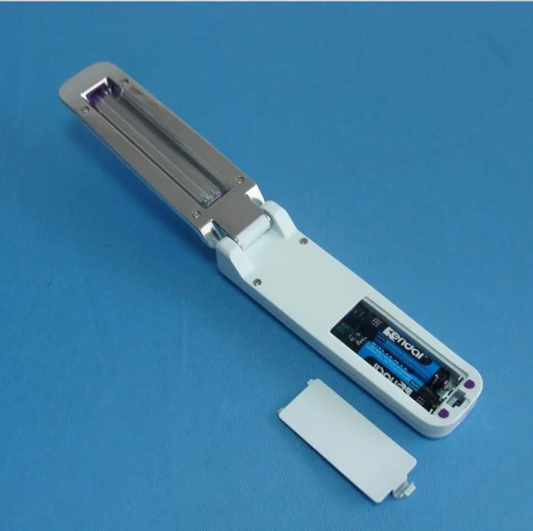 UV disinfection stick with rotating germicidal rod lamp tube in modern simple style, plastic body