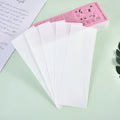 Non-woven fabric wax hair removal strips in disposable packaging for body and facial depilation
