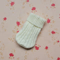 Knitted wool dog sweater in eight colours with fabric buttons for small to large dogs