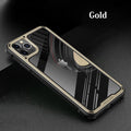 Transparent silicone mobile phone case for Apple iPhone 11 showing colour options