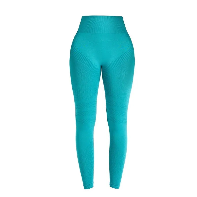 High waist hip lift exercise workout pants in black, nylon and spandex blend, size S M L