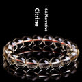 Natural citrine scattered beads bracelet with polished 7A and 6A grade stones in original jewellery design