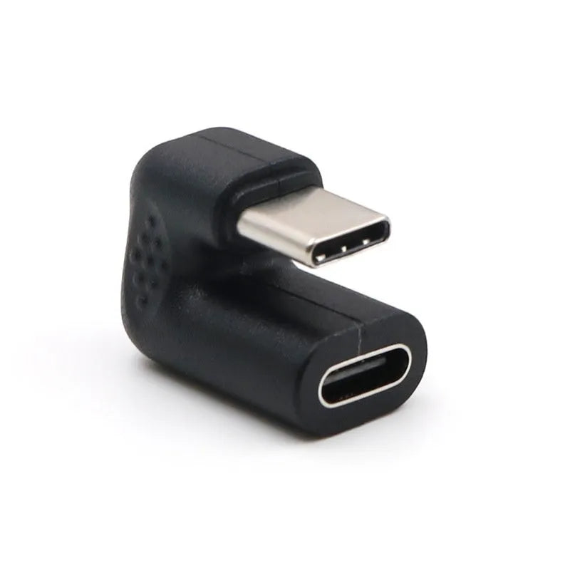 Plastic U-bend adapter extension cable with 4-piece adapter set for mobile devices