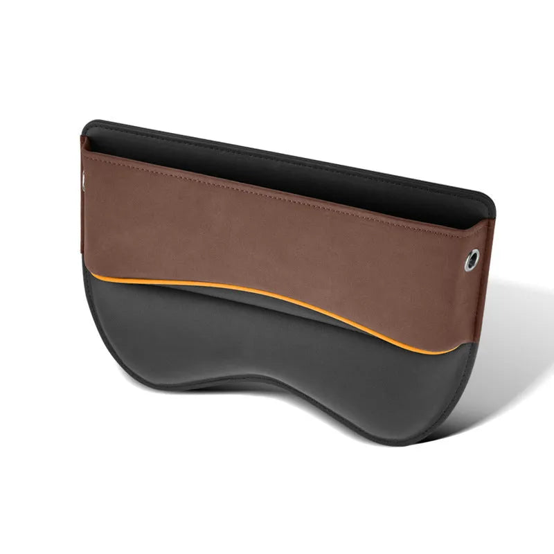 Leather car seat storage box organiser in multiple colour options