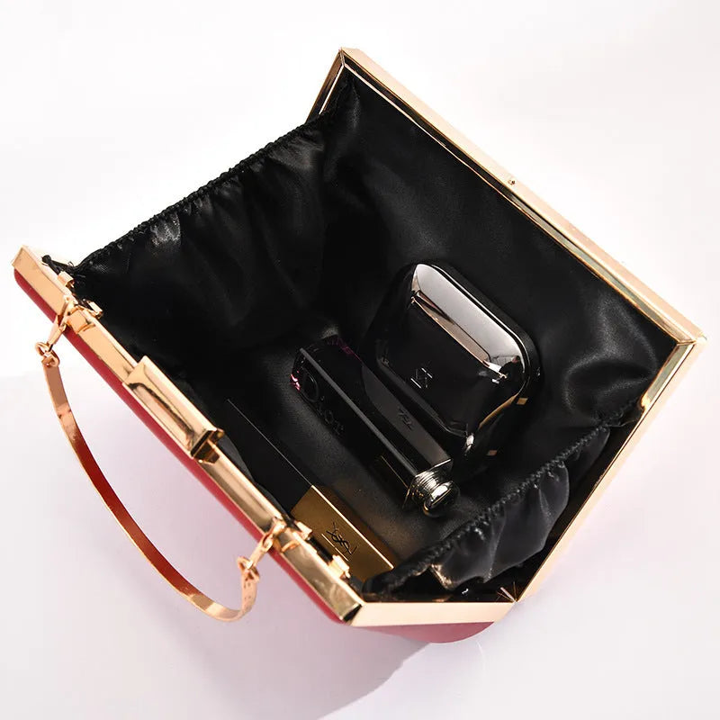 Solid Colour European and American Style Simple Double Ring PU Leather Pillow Shape Crossbody Bag for Daily Use Available in Black, Brown, Red and White 18.5x13.5x7 cm Small Bag for Mobile Phone Storage in Multiple Colour Options