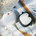Cute penguin polar bear USB rechargeable electric hand warmer with power bank function