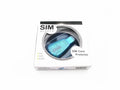 Blue mobile phone SIM card reader with USB 2.0 connector for data backup