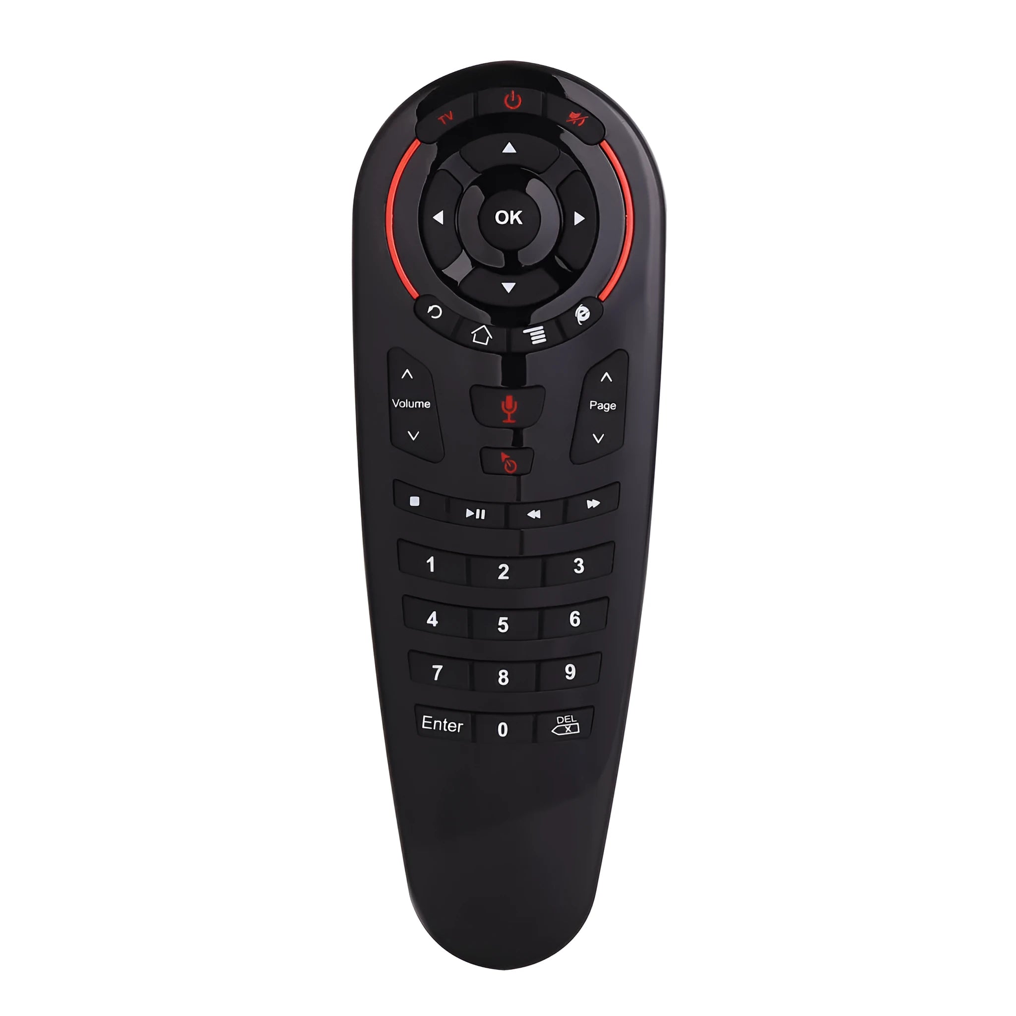 G30 wireless keyboard remote control with air mouse functionality and nano receiver