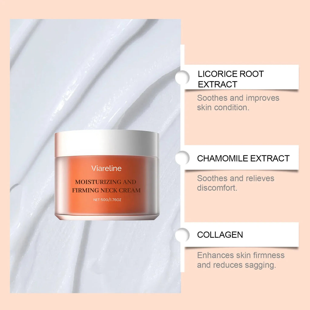 Daily Neck Contour Moisturising Care Cream 50g in compact packaging
