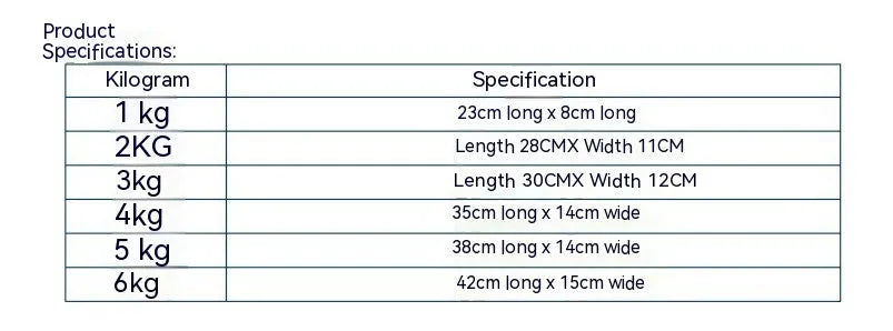 Oxford cloth legging sandbags for track and field running training in six weight options