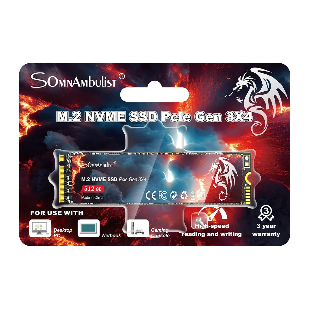 M.2 NVMe solid state drive for desktop computers in 2280 form factor.