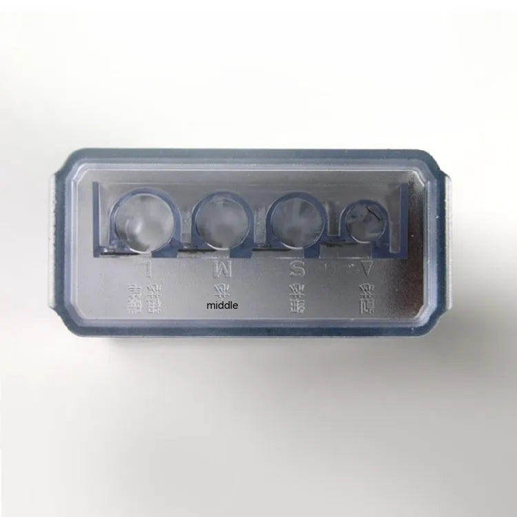 Four-hole geometric plastic pencil sharpener for art sketching with maintenance screwdriver