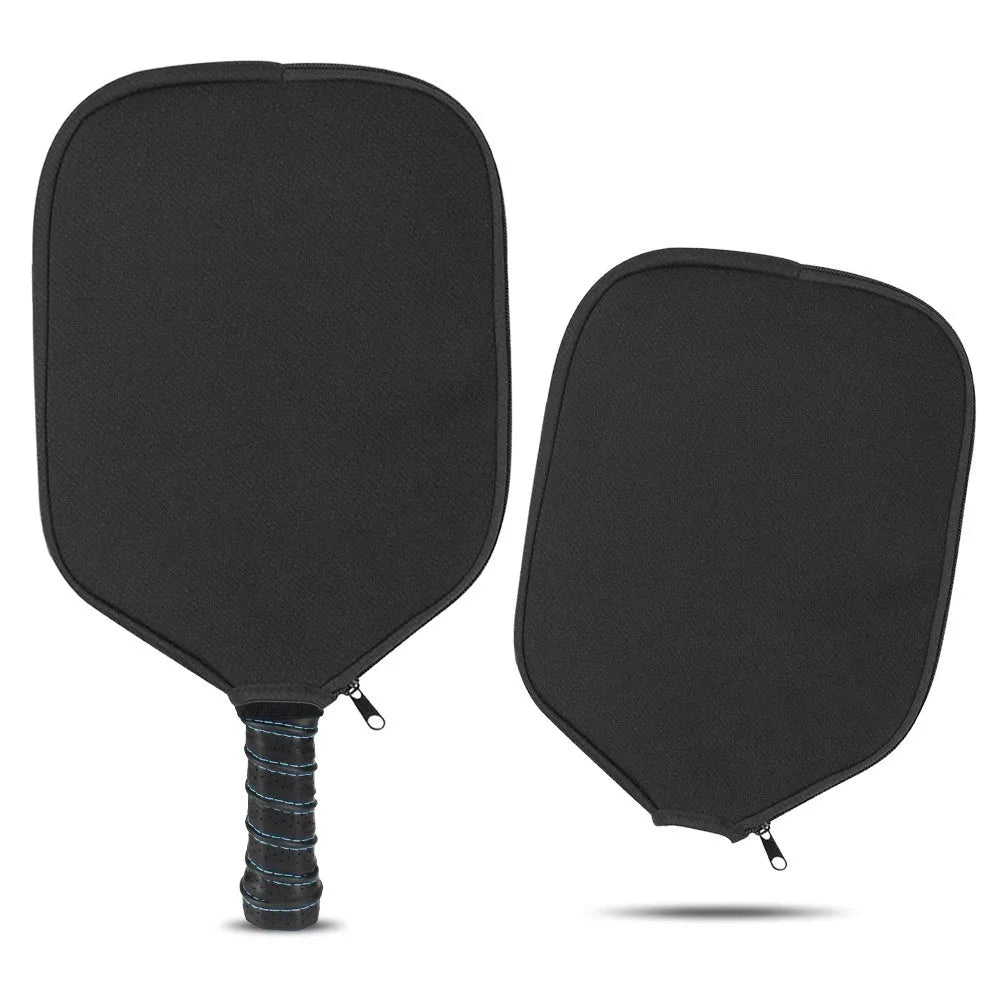 Black neoprene protective sleeve for table tennis racket covering and storage