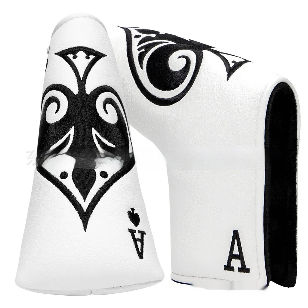 PU golf putter protective sleeve in one of three available colours