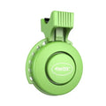 TWOOC T-002 bicycle horn with wired switch, rubber strap mount, USB cable, black, 110-120db 3-mode