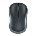 Compact wireless mouse model 185/186 in blue with USB receiver, 1200 DPI three-button design