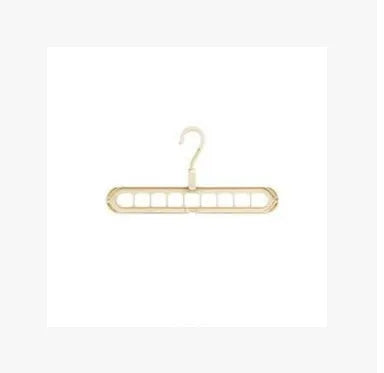 Plastic clothes hanger with rotating hook showing pink and green colour options