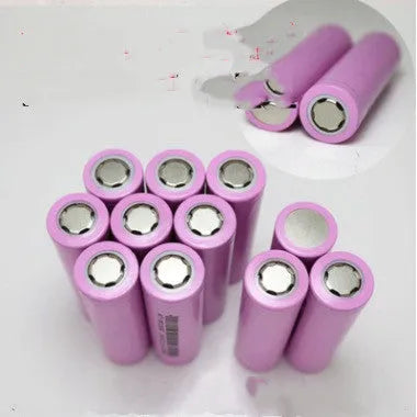 Single grey 18650 lithium-ion battery cell with 3.7V 2600mAh label on white background