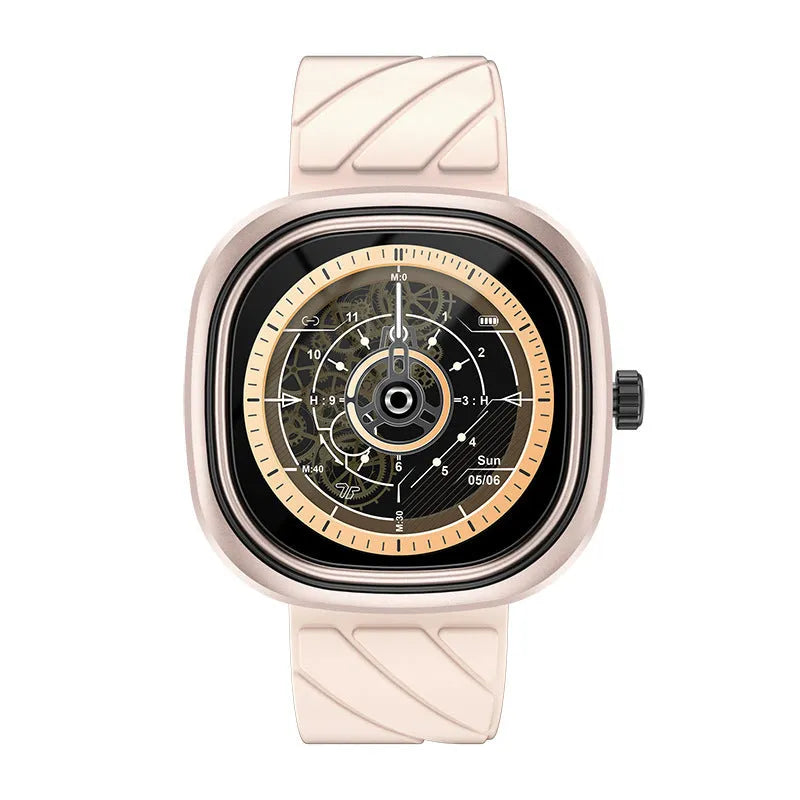 Fashion Bluetooth smart bracelet sports watch with 1.32-inch TFT touch screen on silicone wristband