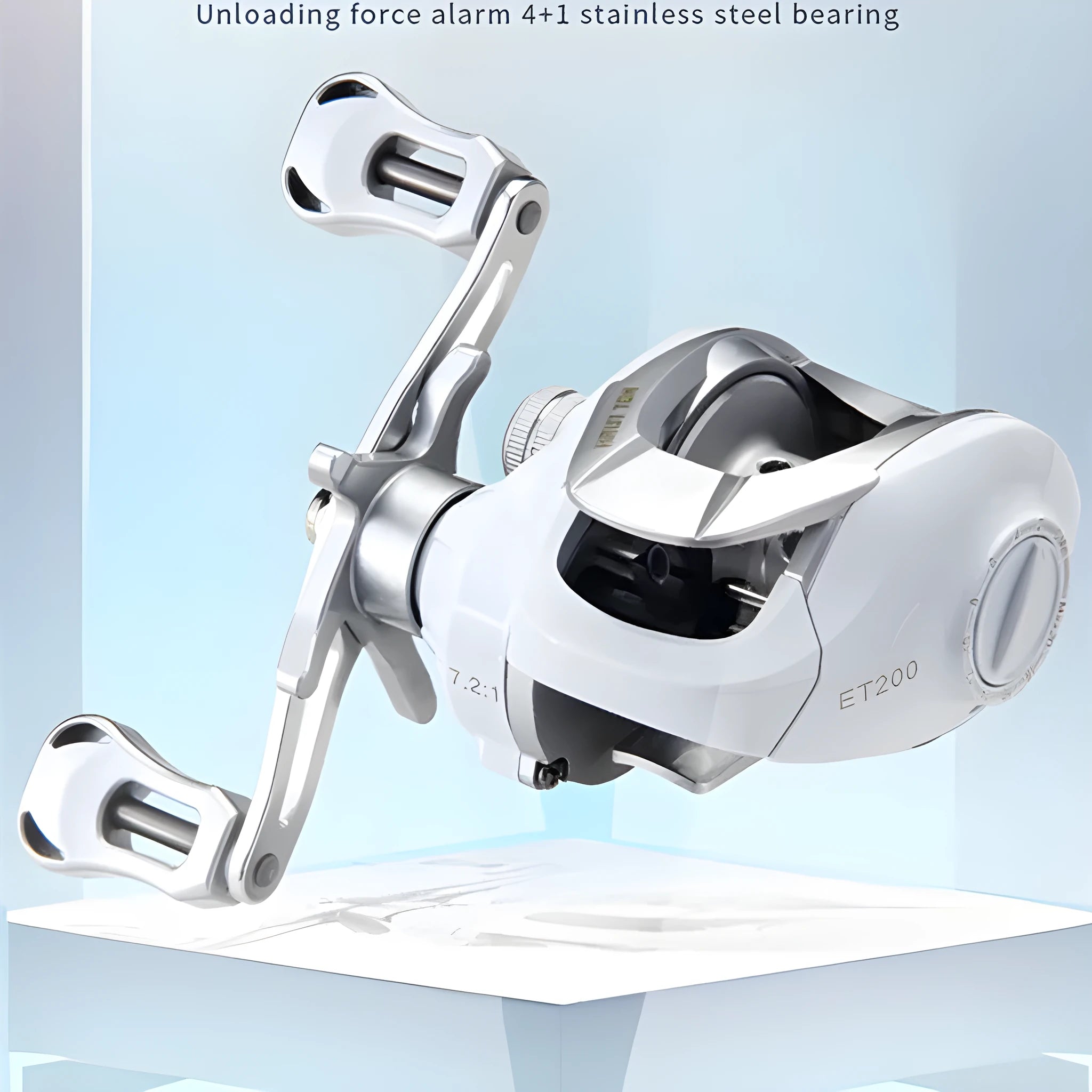 ET Drop Wheel miniature bait casting fishing reel for small white micro lures with left or right hand retrieve