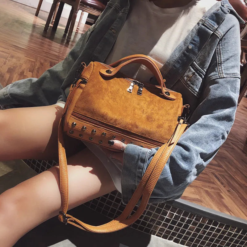 Women's large soft PU leather tote shoulder bag with zipper closure in neutral colour options