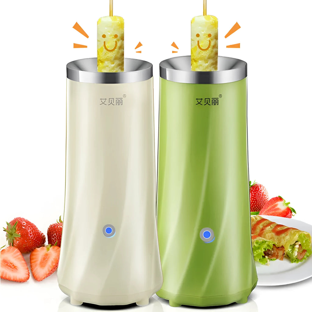 Beige white automatic mini breakfast machine for 220V 50Hz kitchen countertop use