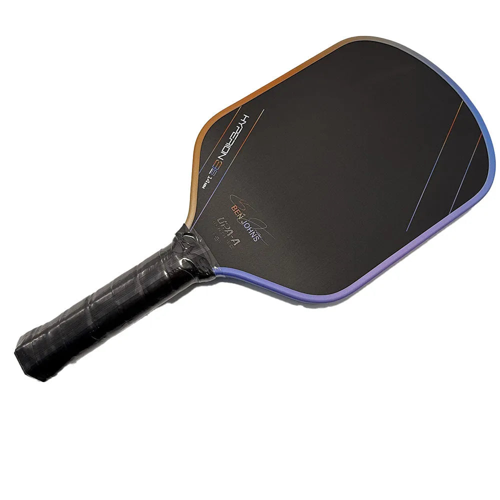 Aurora Hyperion 3s multicolour pickleball racket with carbon fibre construction and matte finish