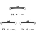 Metal license plate frame bracket with screwdriver for rearview camera, black colour