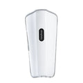 White plastic pulse calf massager with mechanical controls and Type-C port for leg acupoint therapy