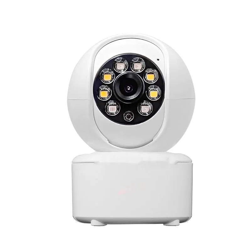 1080p dual-light panorama home security camera with ceiling mount and infrared night vision