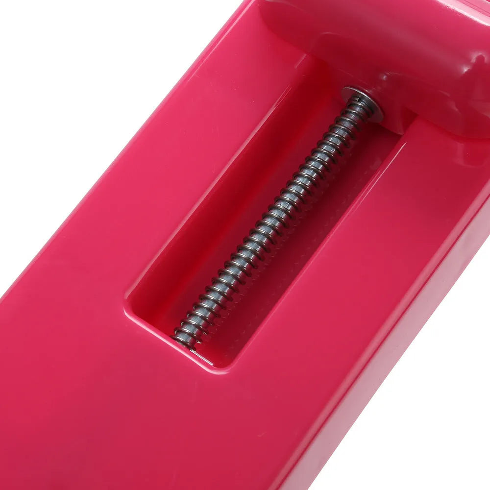 Pink and white ballet instep foot trainer for rotation and flexibility exercise.